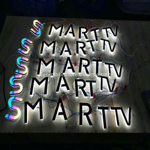 Custom LED Office Signs Small Letters